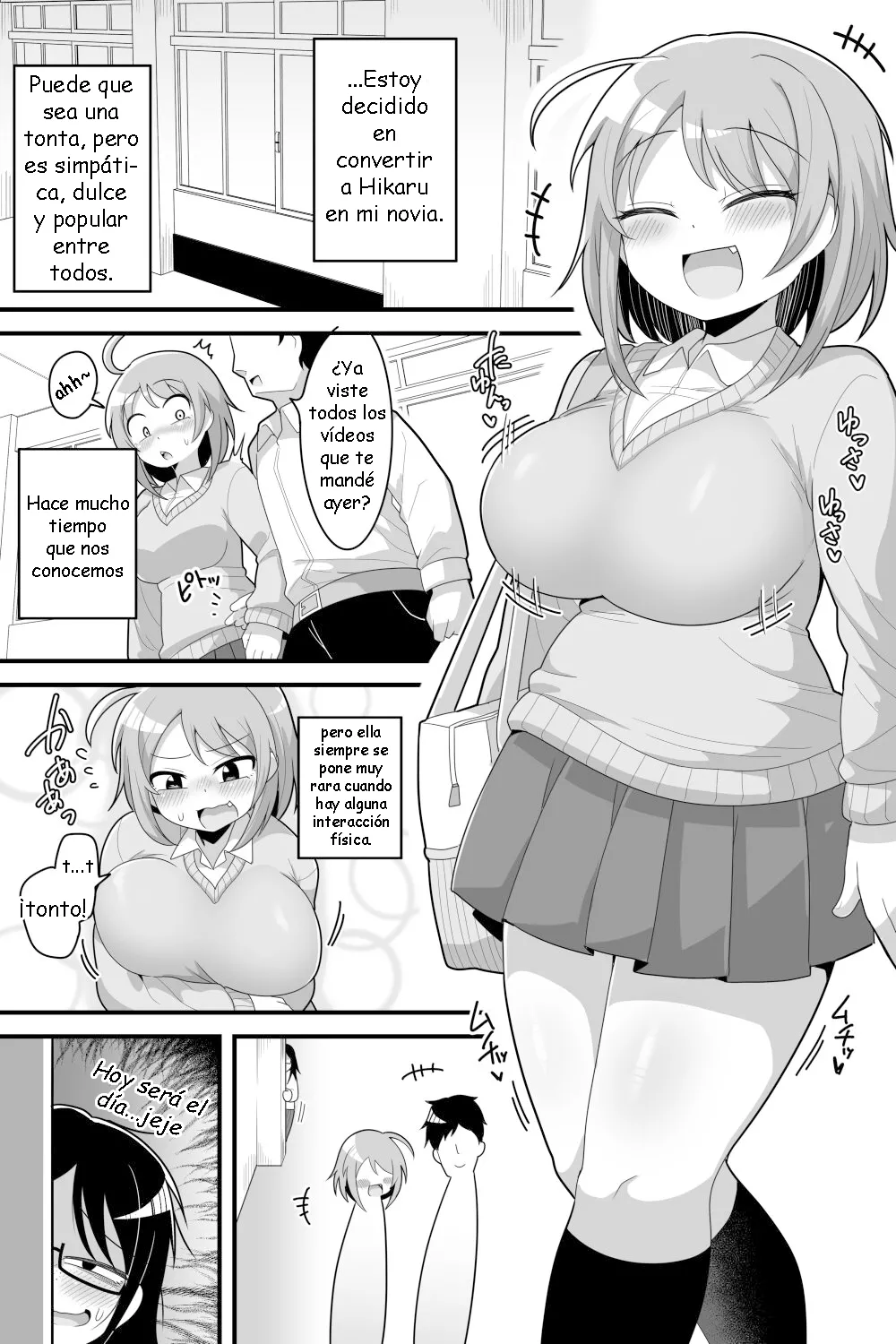 Futanari Nekura Onna ni Boku ga Ki ni Natteta Onnanoko-tachi o Kyokon Chinpo de Netorareru Hanashi page 4 full