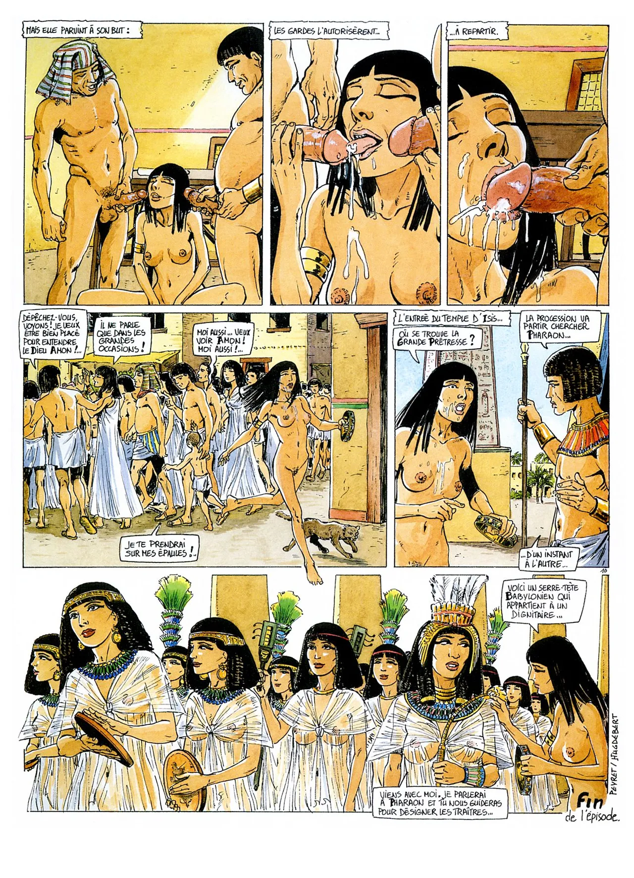 Hugdebert  & Romain Peyret - Servante d'Isis page 11 full