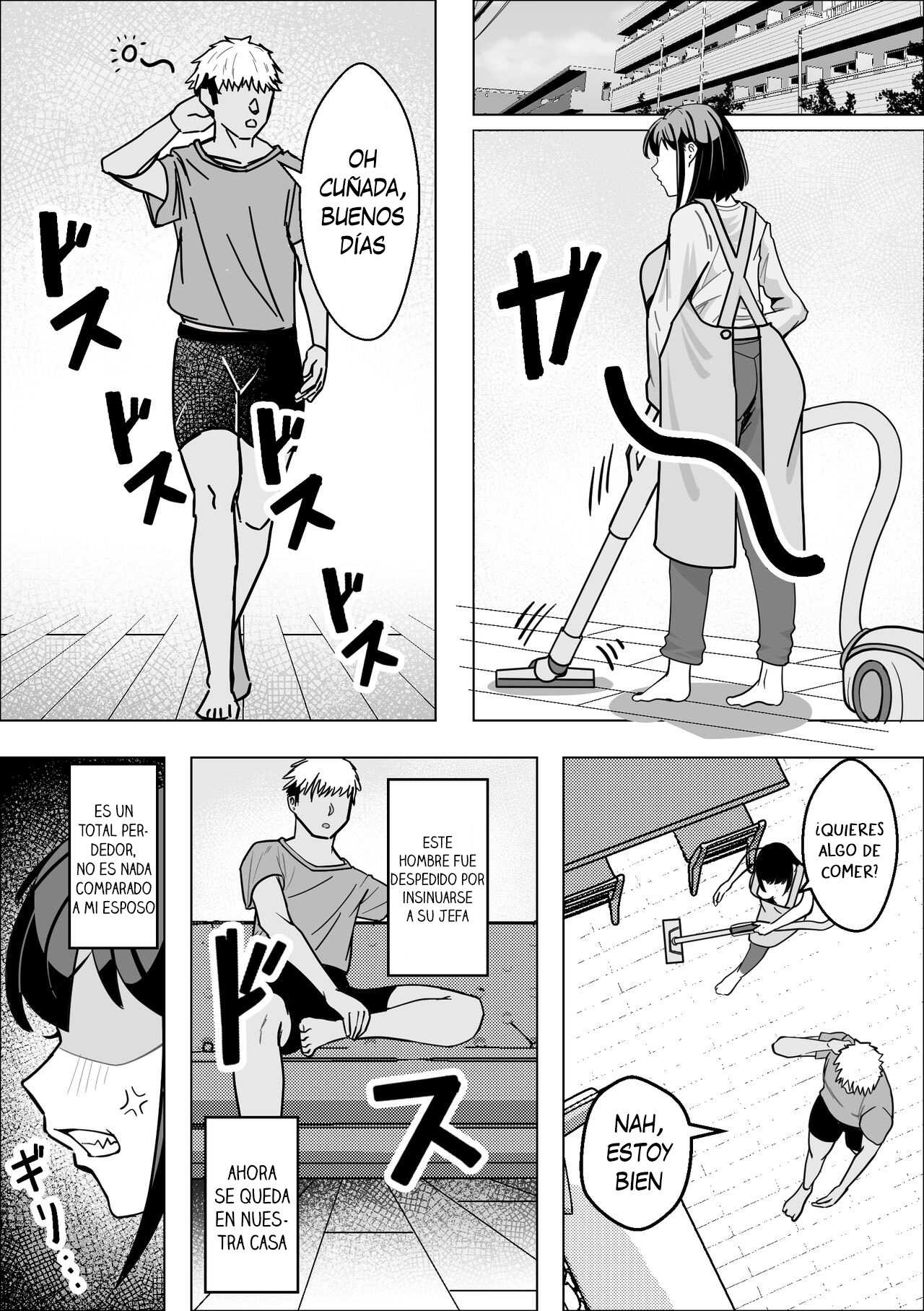 Bakunyuu Hitozuma ga  Gitei ni Netorareru Hanashi | Una historia sobre una Esposa Tetona que fue engañada por su cuñado page 6 full