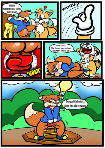 [kaokaoarts] Conker Vs Tails cover