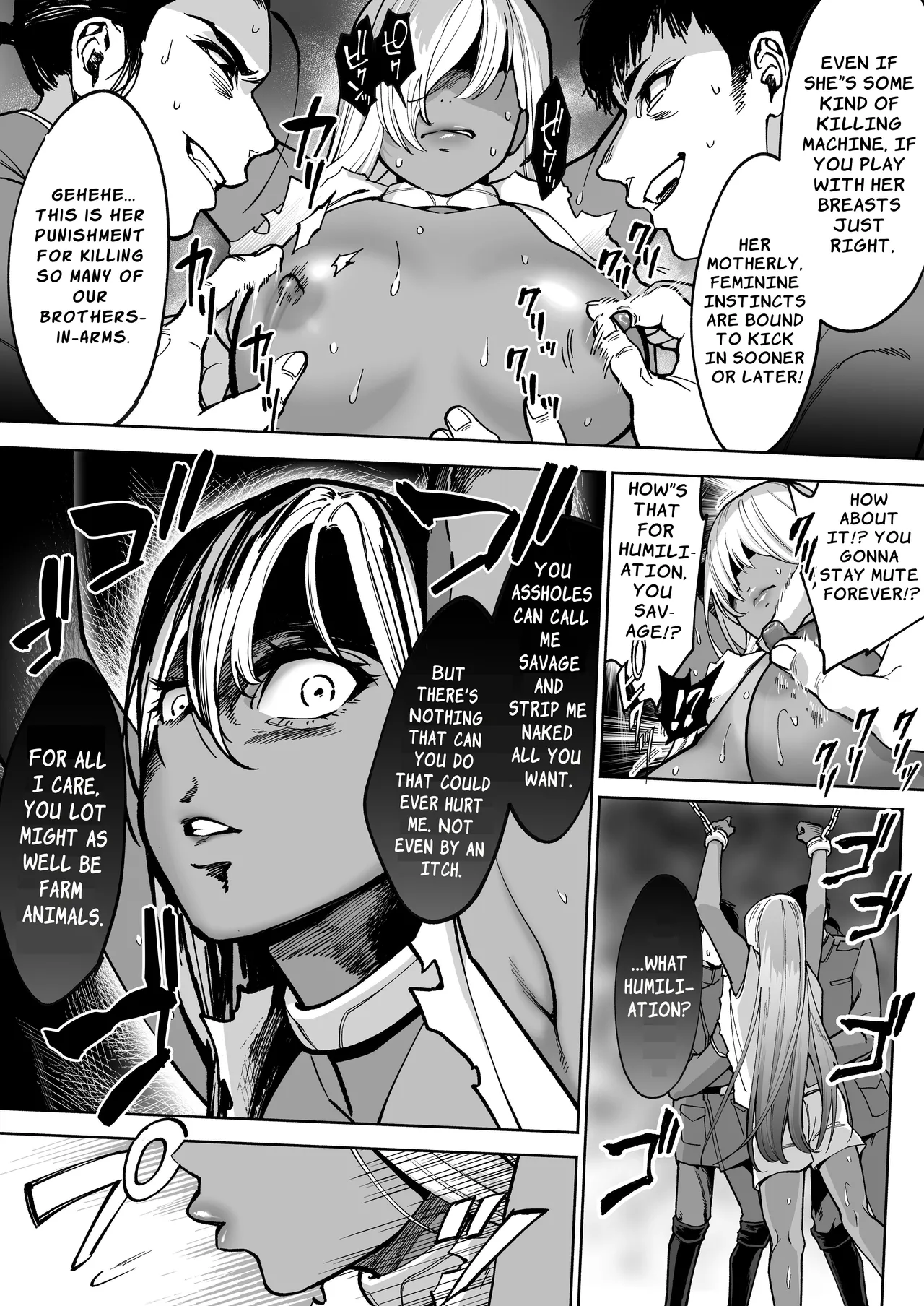 The Strongest Cool Female Warrior is Captured and put into a Breeding Project page 11 full