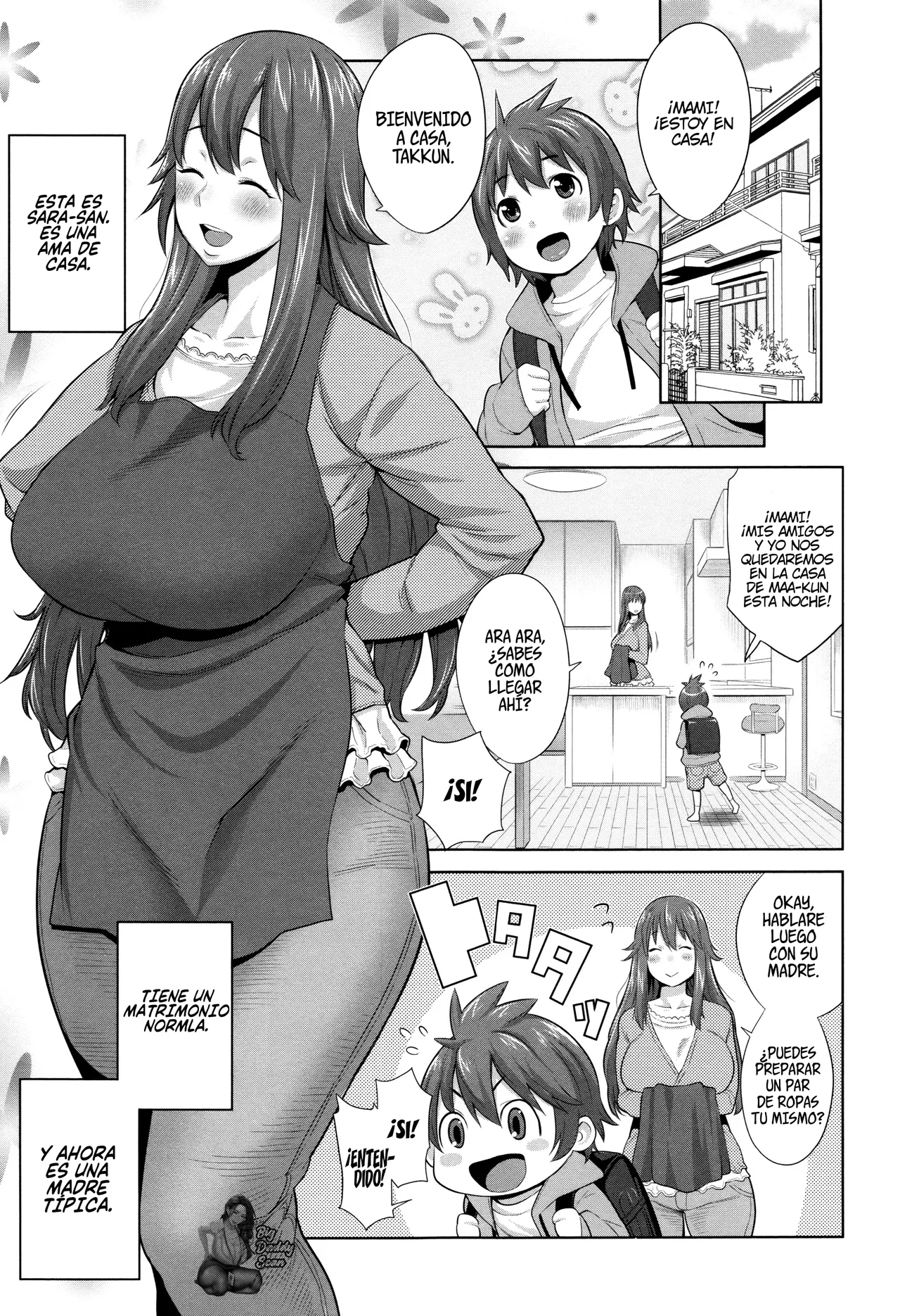 Sono Haha, Chijo ni Tsuki | Esta Madre es una Pervertida page 1 full