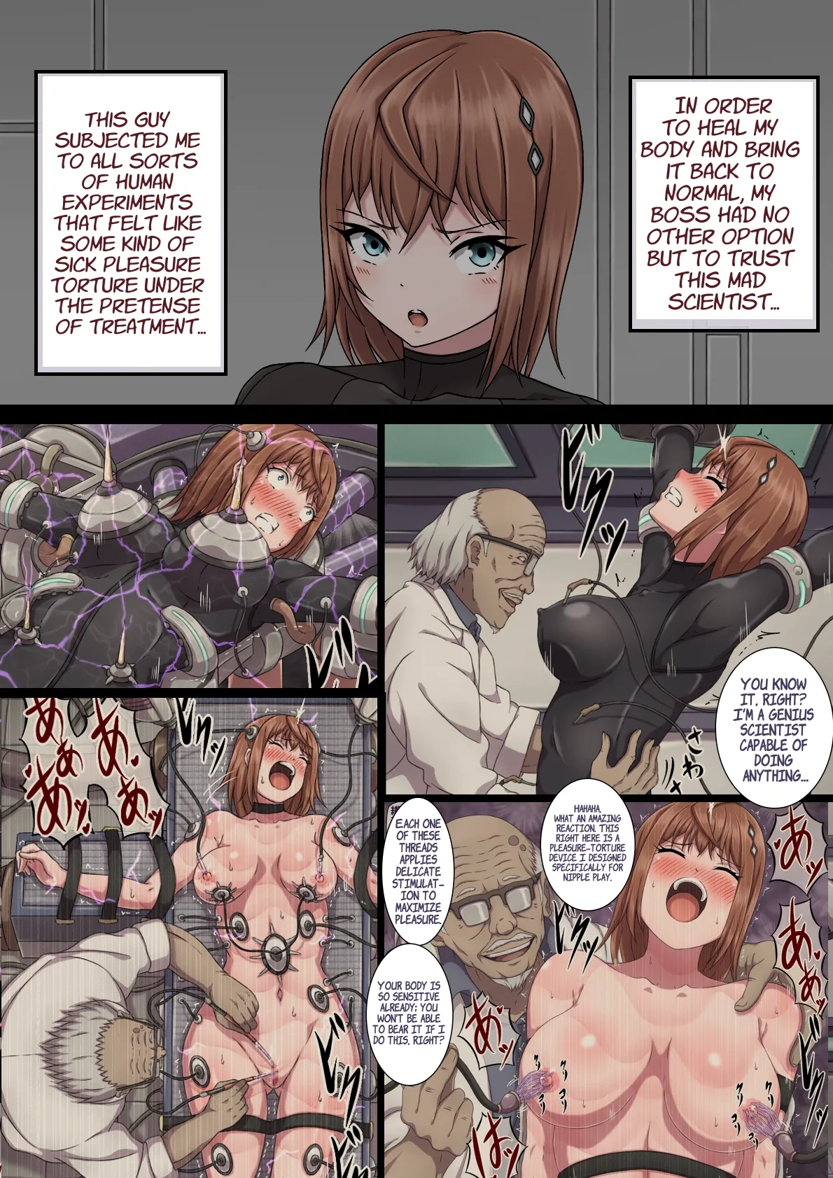 Lady Spy Nel Becoming The Test Subject of a Mad Perverted Scientist page 8 full