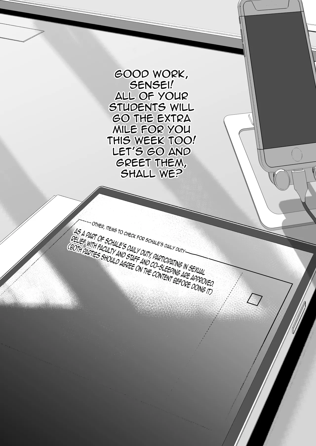 Schale Senzoku Seishori Touban 2 | Schale's Dedicated Sexual Relief Liaison 2 page 2 full