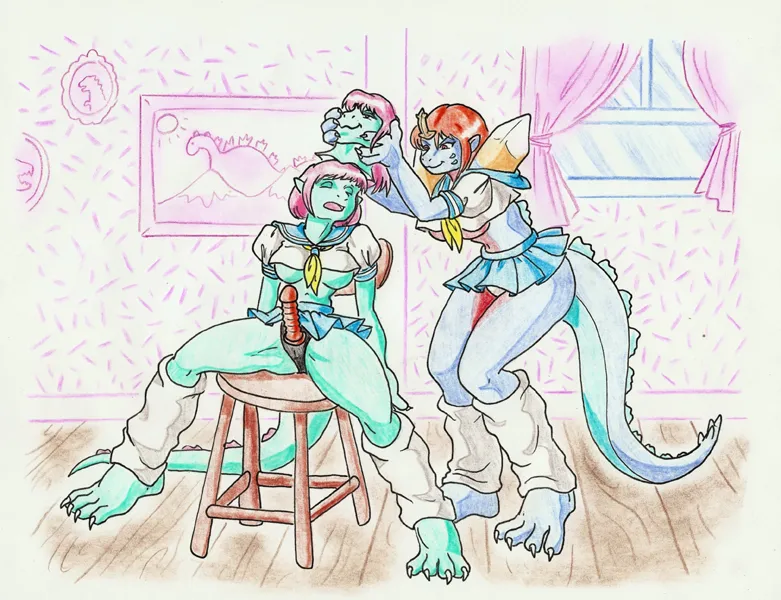 Kaiju Girl - Gina Crystal Plaything page 2 full