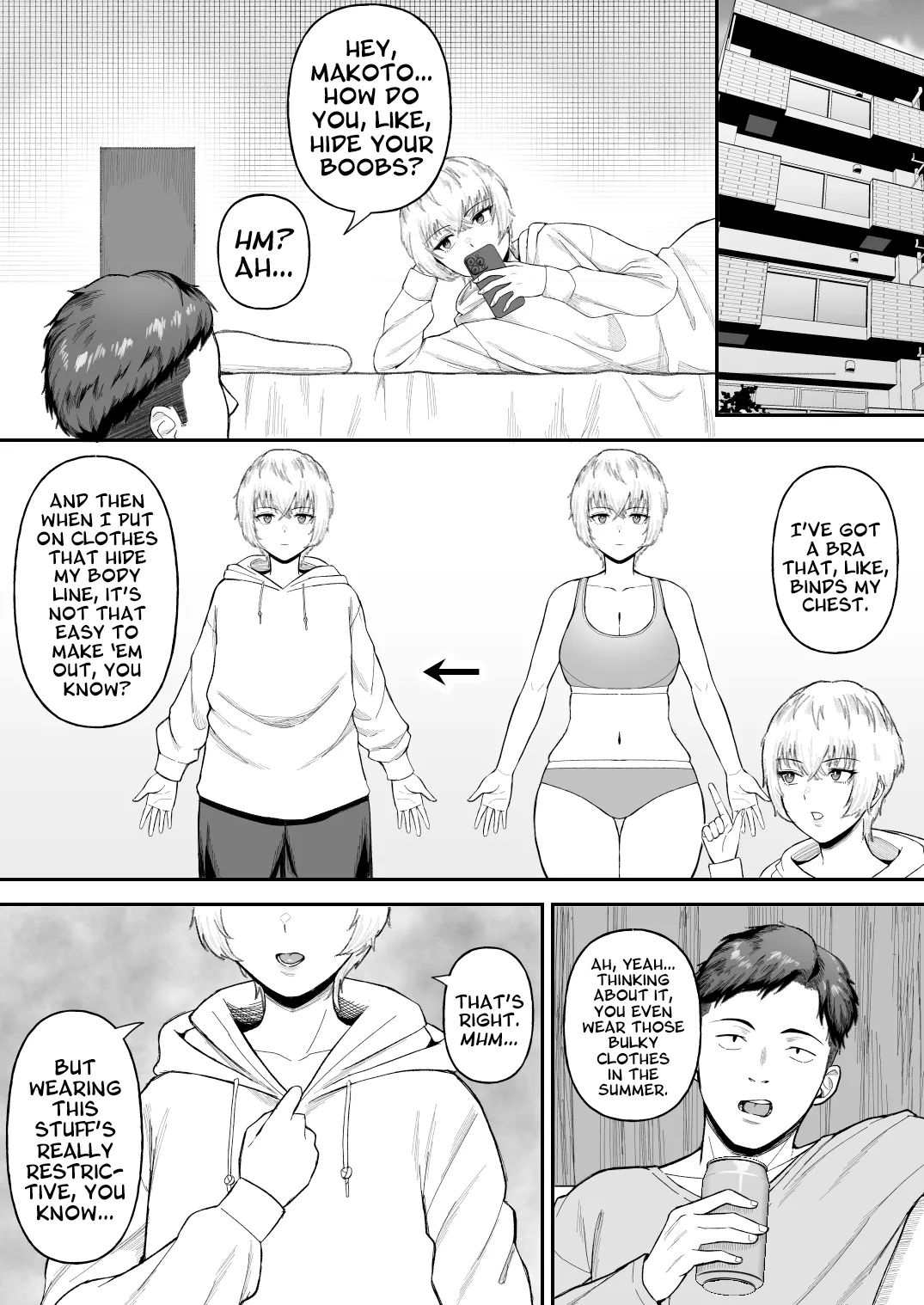 Shinyuu no Ikemen Danshi ga Jitsu wa Bakunyuu Joshi da to Hanmei shita Baai | I Found Out My Pretty Boy Friend Was Actually A Chick With Huge Tits! page 12 full