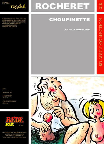 [Bédé Adult 318] Rocheret [= Éric Ronceray] - Choupinette : Se fait bronzer cover