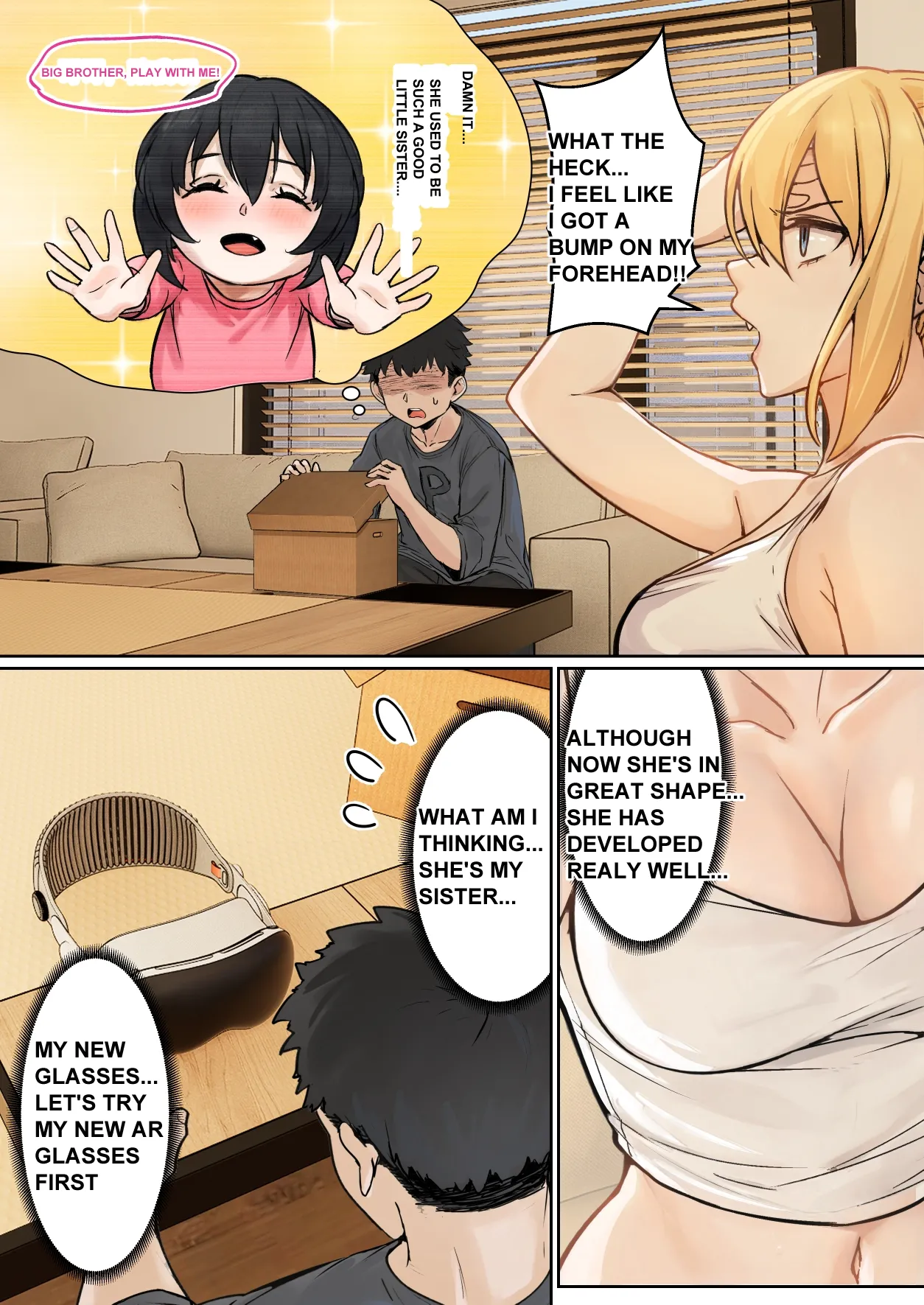 My AR glasses can see various stats about my foster sister?! page 6 full