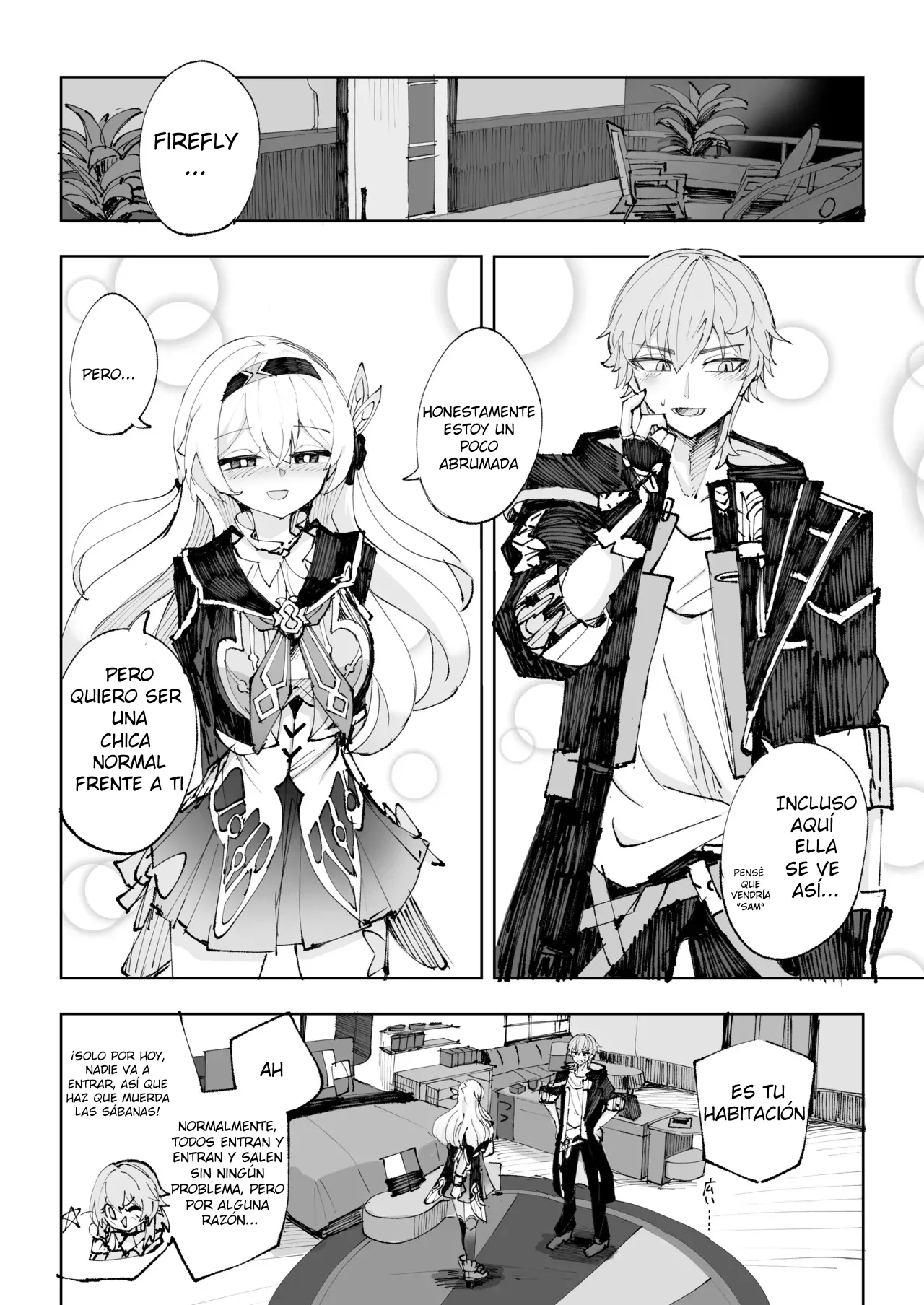 Unmei wa Trailblazer no Heya de | Firefly en la habitación del trazacaminos page 7 full