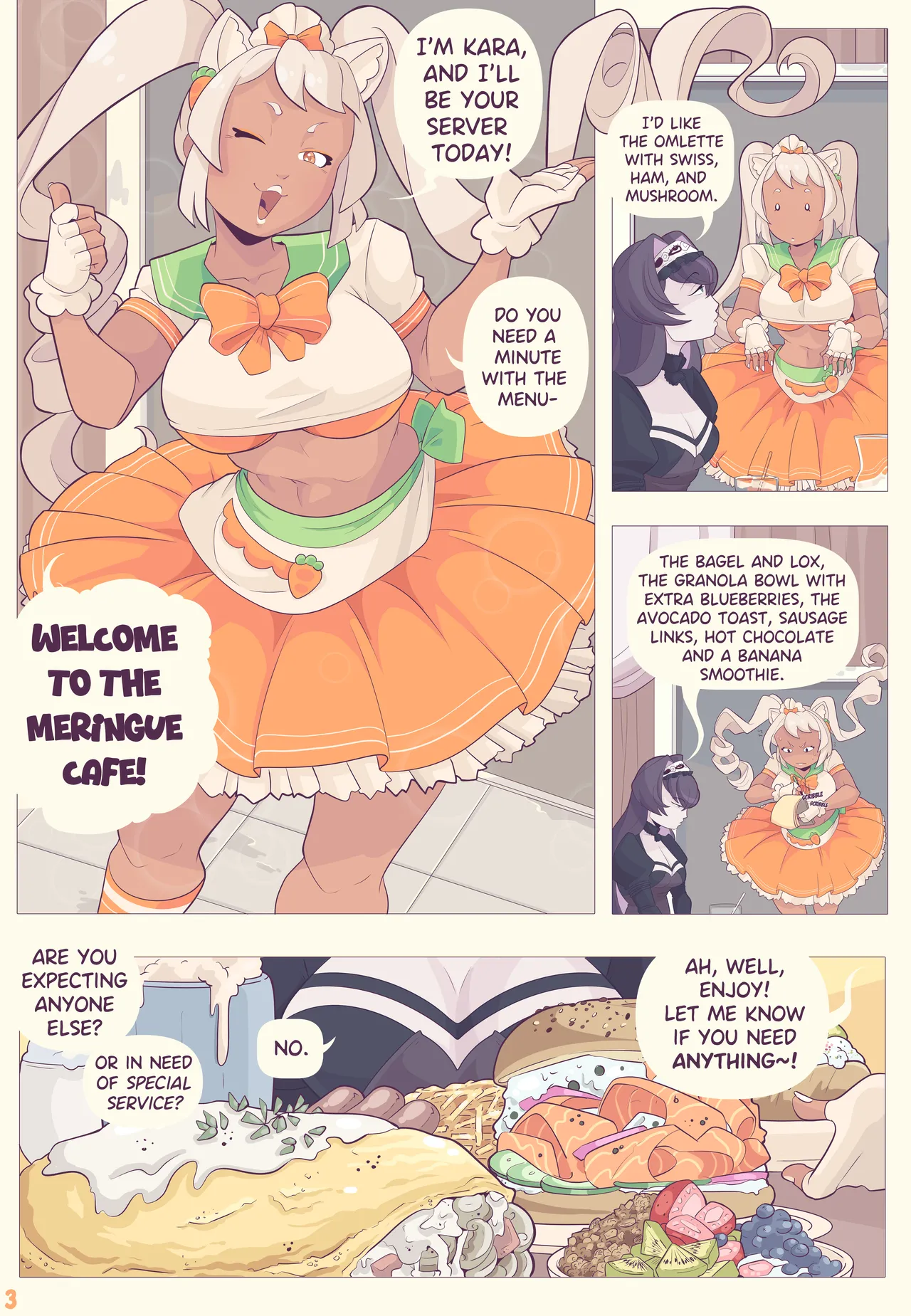 Stacked at the Meringue Cafe page 3 full
