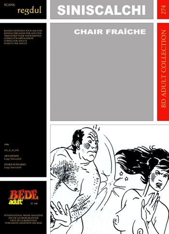 [Bédé Adult 274] Luigi Siniscalchi - Chair fraîche cover