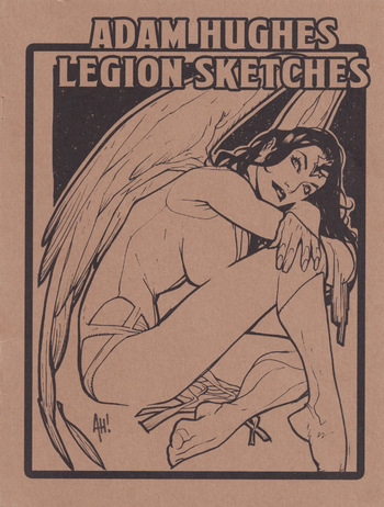 [Adam Hughes] Legion Sketches cover