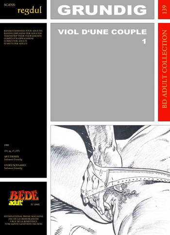 [Bédé Adult 139] Salomon Grundig [= Carlos Pedrazzini] - Viol d'un Couple #1 cover