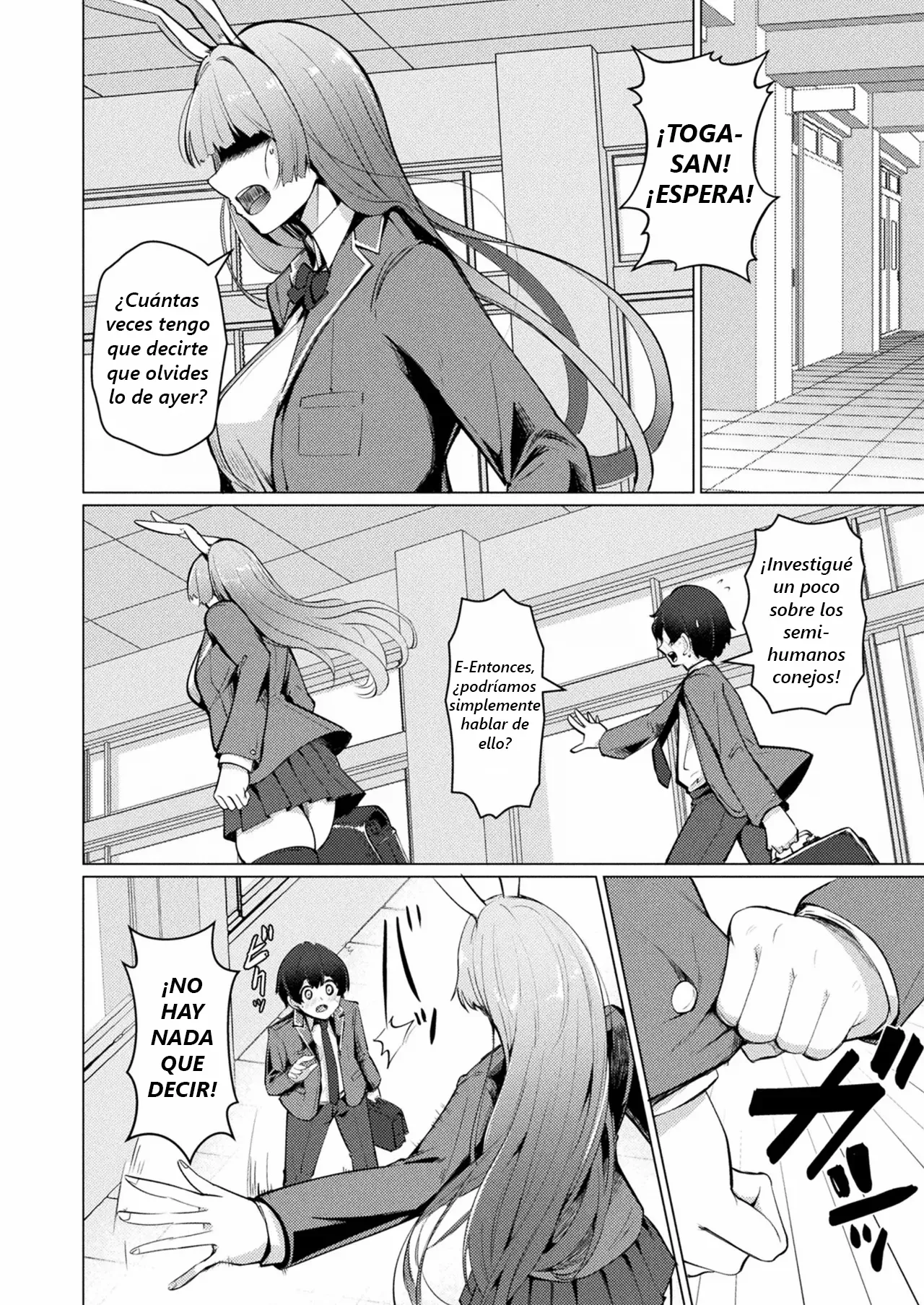 Midarana Usagi to Chiisana Kimi | La Conejita Pervertida y el Pequeño Tú page 12 full