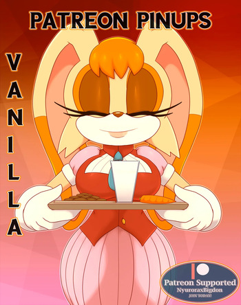[MrBigdon1992] Patreon Pinups: Vanilla (Sonic the Hedgehog) cover