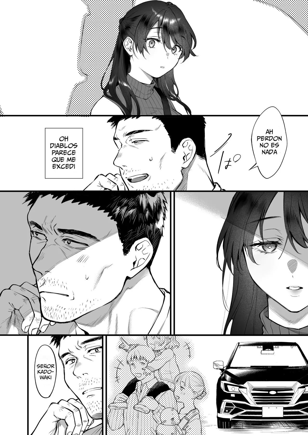 Shikatte Yurushite Atama o Nadete ~Bakunyuu Seiso na Kaigoshi ga Oji-san Daisuki na Riyuu~｜Regáñale, Perdónala y Acaricia su Cabeza ~La Razón por la que La Cuidadora Voluptuosa y Pulcra Ama a los Hombres Mayores~ page 11 full