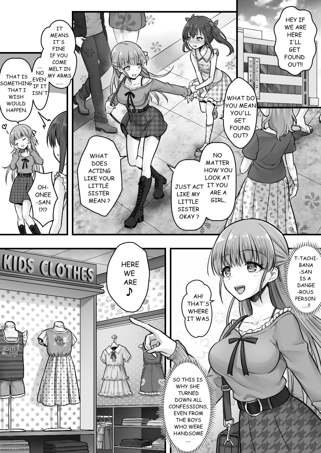 Fallen Sister! What She Wants Isn't a Boyfriend but a Cute Little Sister page 12 full