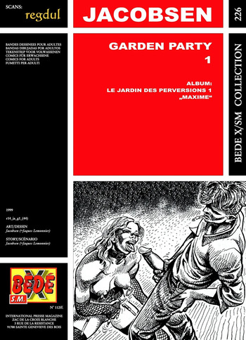 [Bédé X S.M. 226] Jacobsen [= Jacques Lemonnier] - Garden Party #1 cover