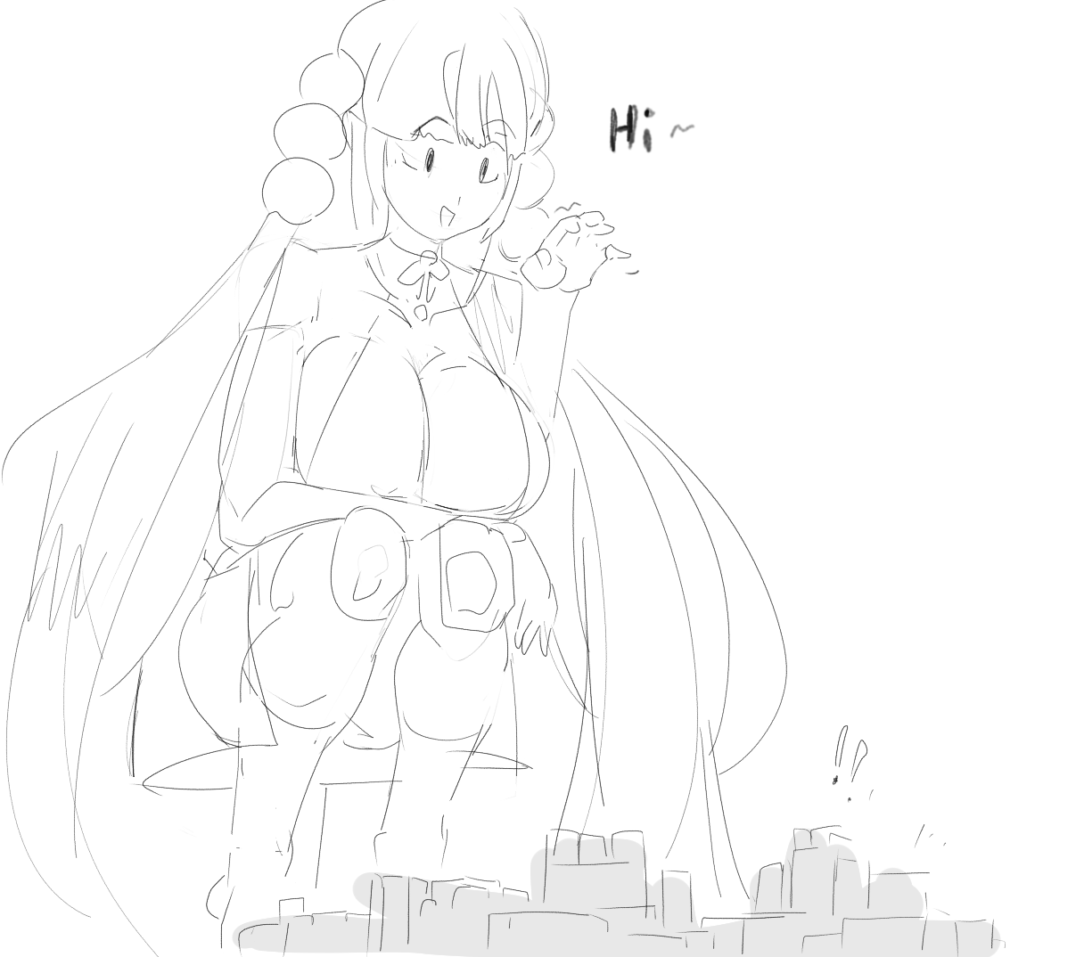 Bae & Sana's size shenanigans wips page 2 full