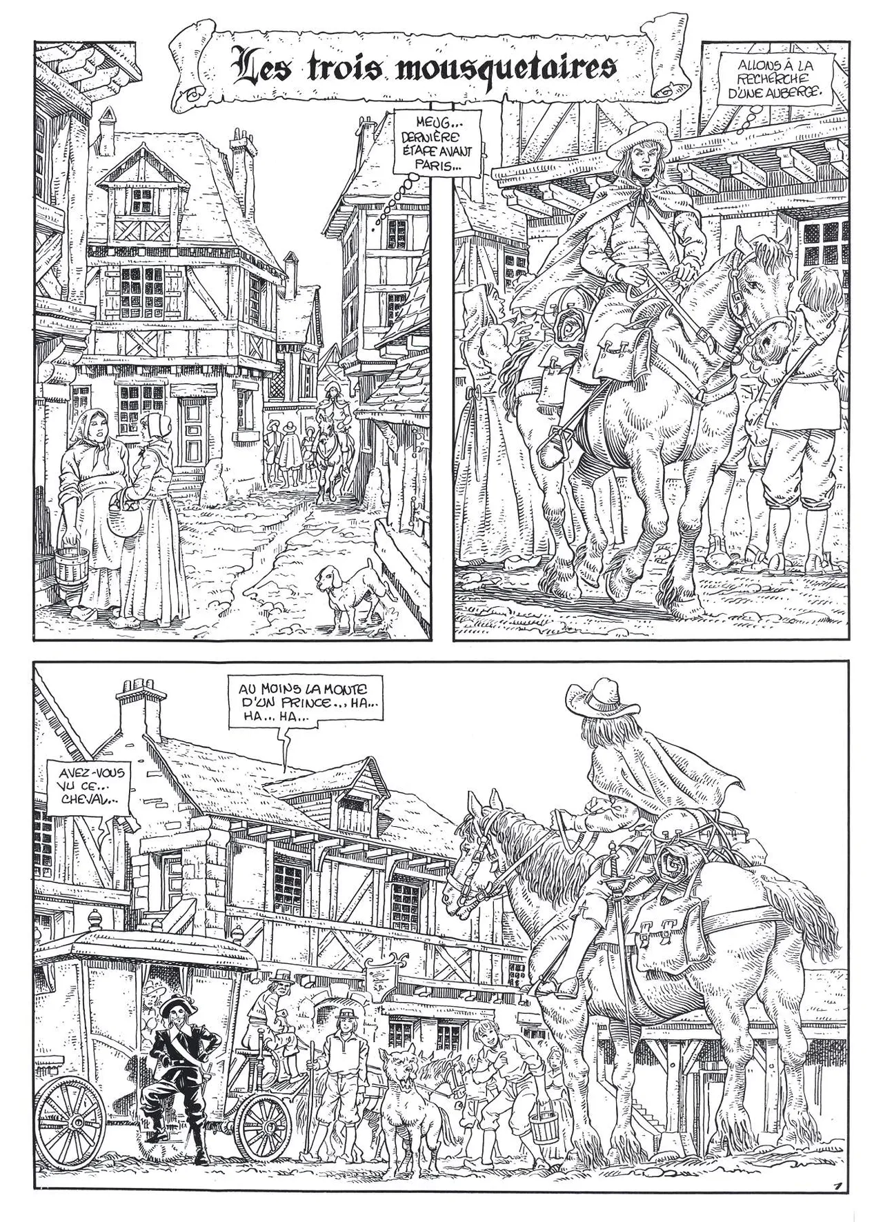 Mancini  & Alexandre Dumas - Les trois Mousquetaires #1 page 2 full