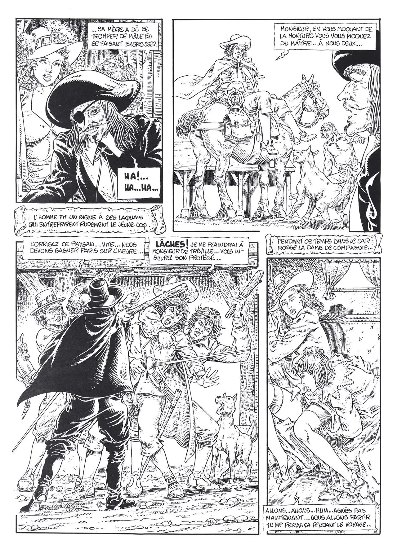 Mancini  & Alexandre Dumas - Les trois Mousquetaires #1 page 3 full