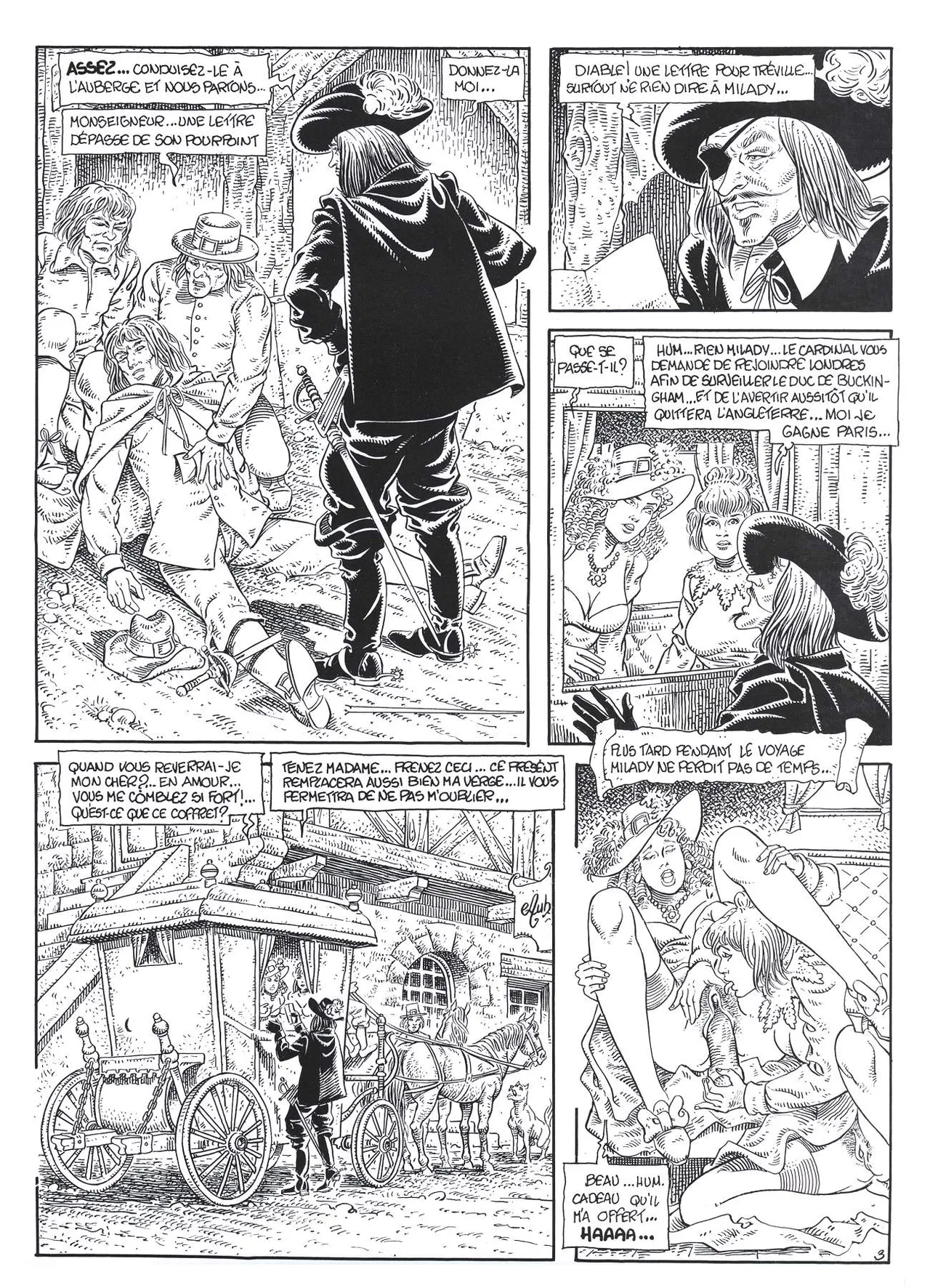 Mancini  & Alexandre Dumas - Les trois Mousquetaires #1 page 4 full