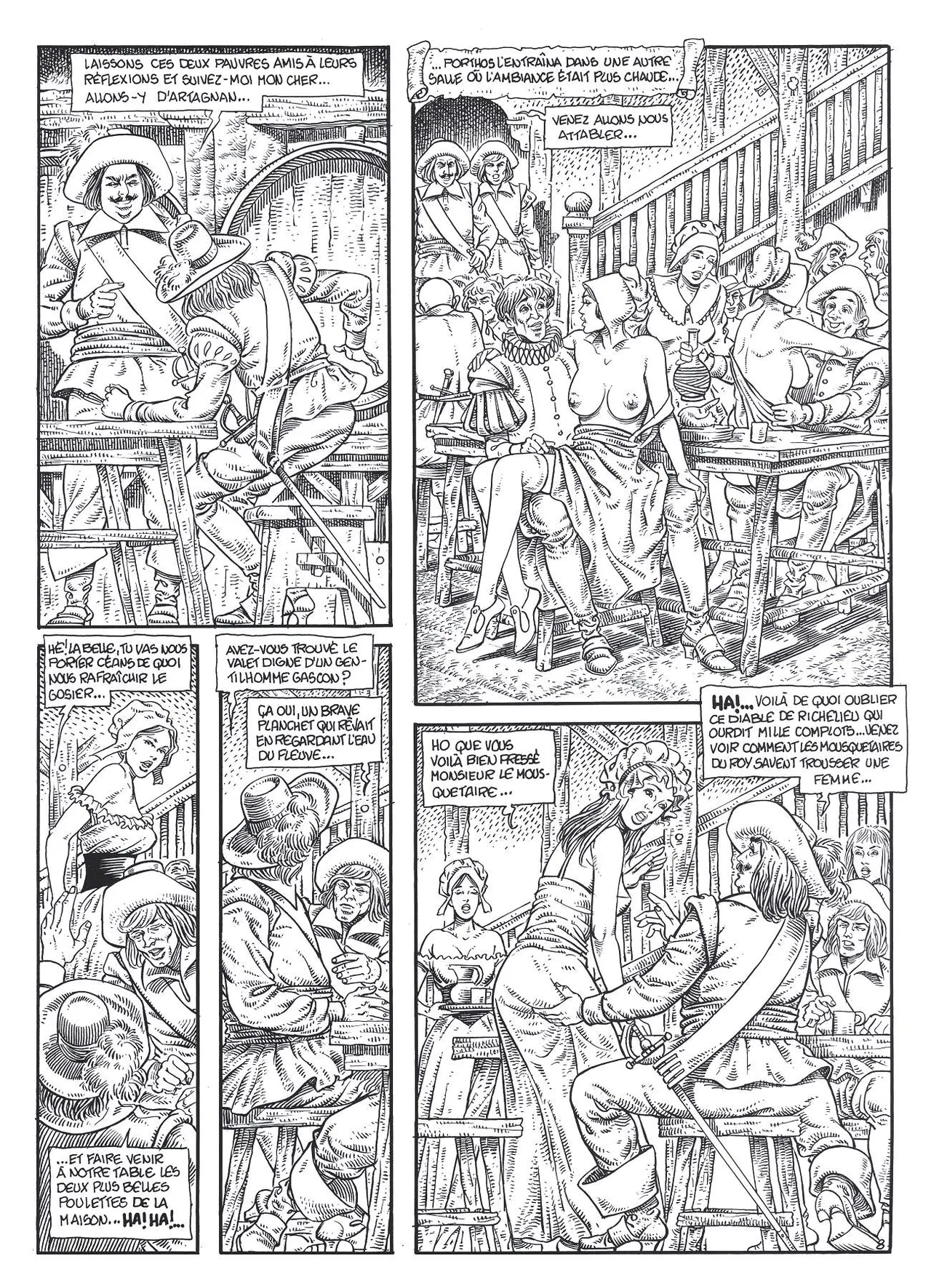 Mancini  & Alexandre Dumas - Les trois Mousquetaires #1 page 9 full