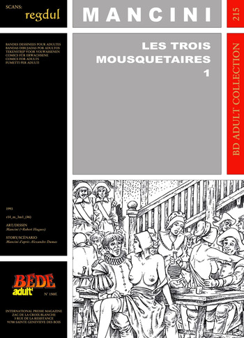 [Bédé Adult 215] Mancini [= Robert Hugues] & Alexandre Dumas - Les trois Mousquetaires #1 cover