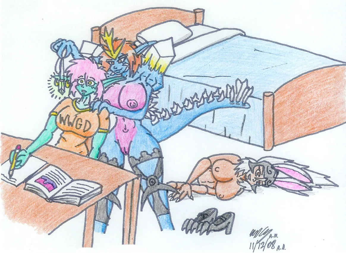 Kaiju Girl Crystals Revenge page 3 full