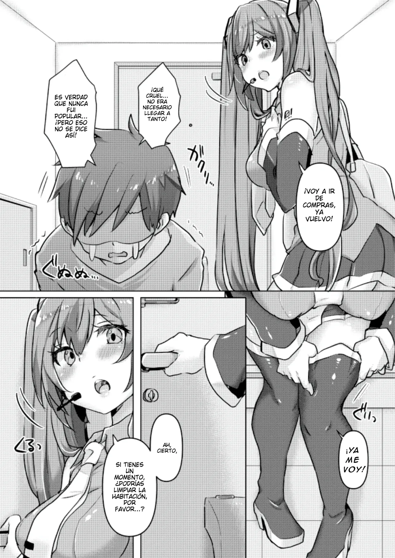 Miku-chan ni Saimin Appli o Tsukatte Echi Echi na Koto o Itasu Hon | Un libro sobre cómo usar una app de hipnosis con Miku page 4 full