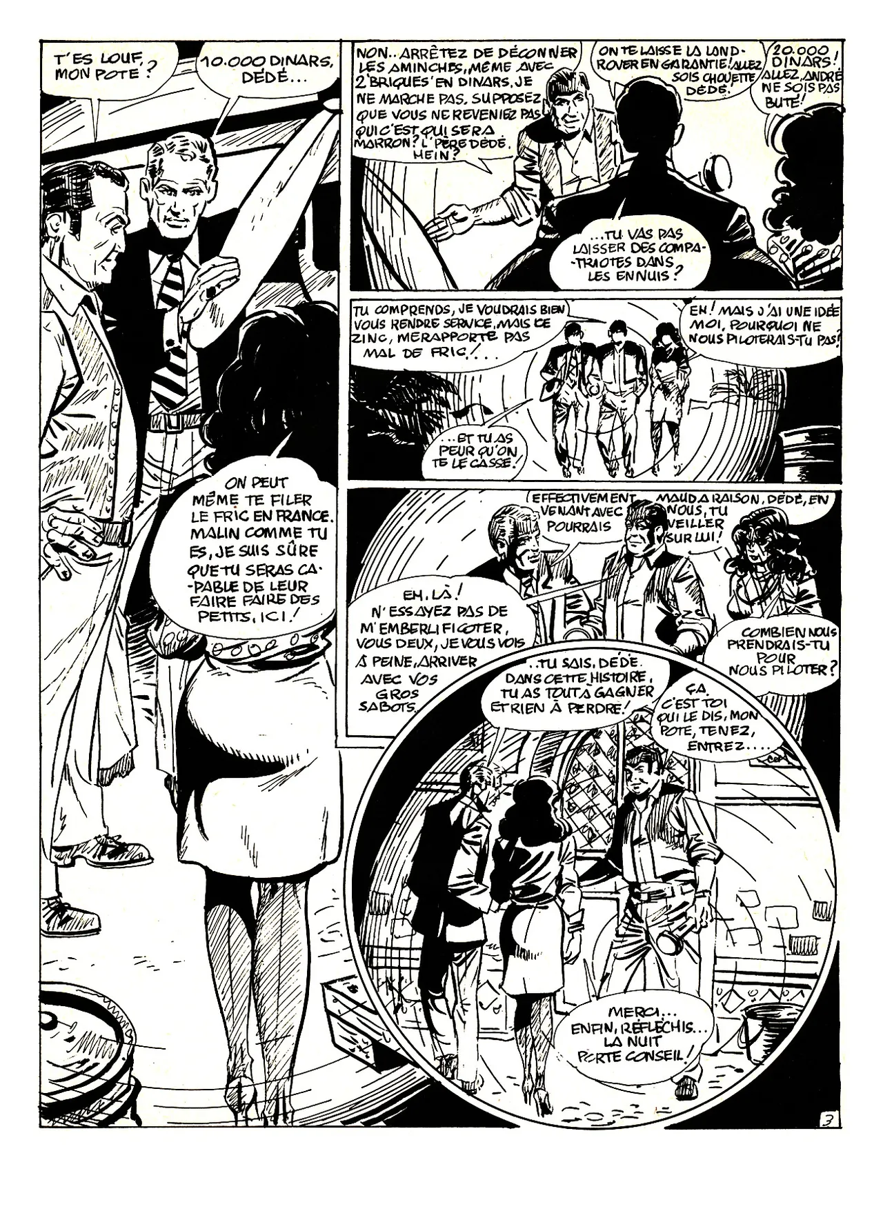 Georges Potier & Sylvain Perrin - Les aventures de Bob Hugues : L'affaire "Hercelin" #2 : 'Mirage' Libyens page 4 full