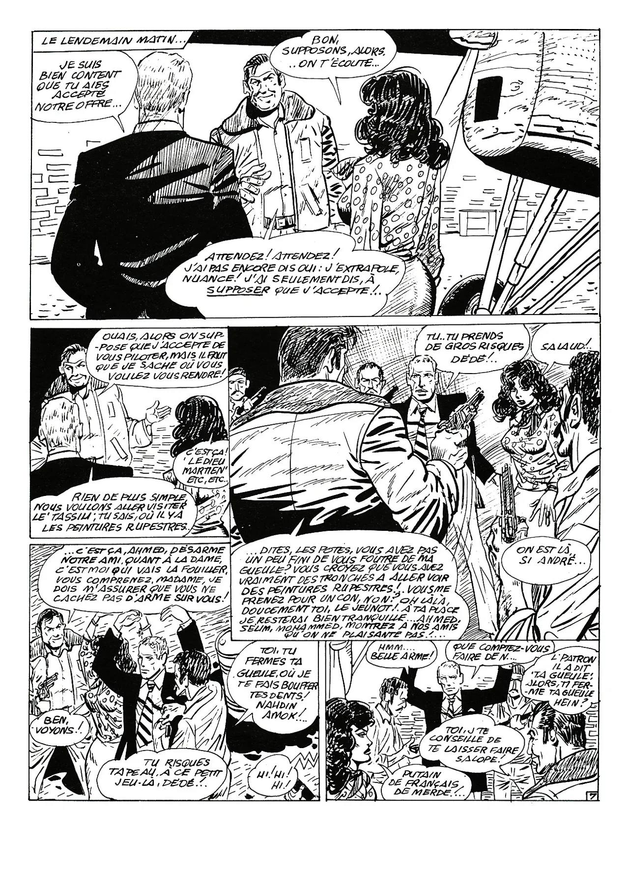 Georges Potier & Sylvain Perrin - Les aventures de Bob Hugues : L'affaire "Hercelin" #2 : 'Mirage' Libyens page 8 full