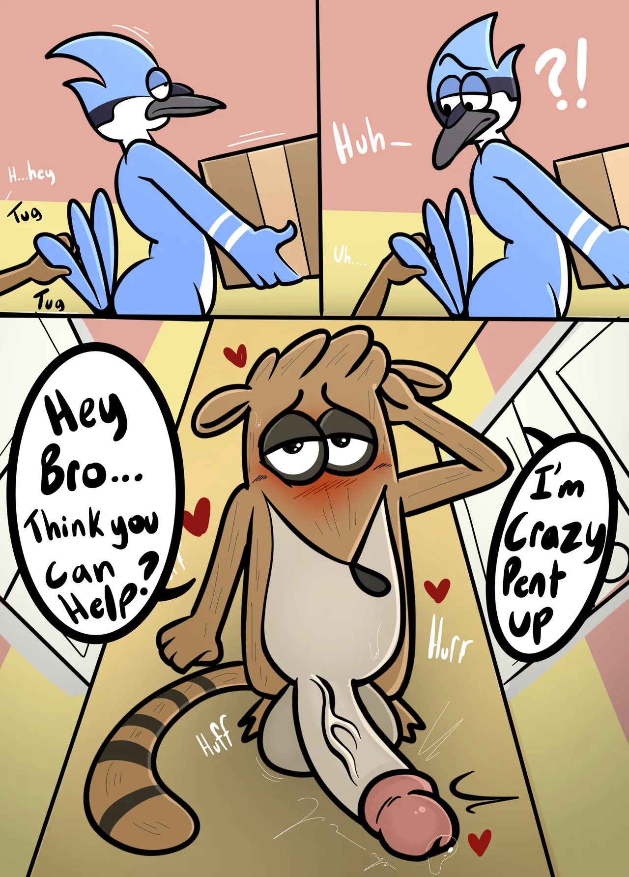 Mordecai X Rigby: Regular Rutting page 1 full