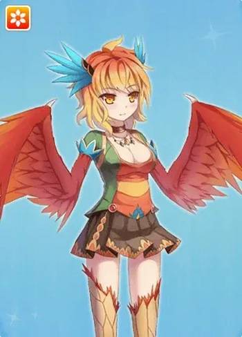 Monster Musume: Everyday Life with Monster Girls Online---harpy cover