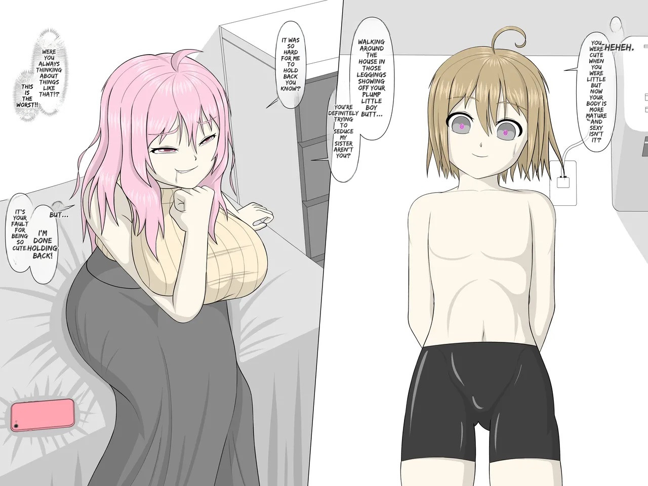 Hypnosis App With A BroCon Futanari Sister page 11 full