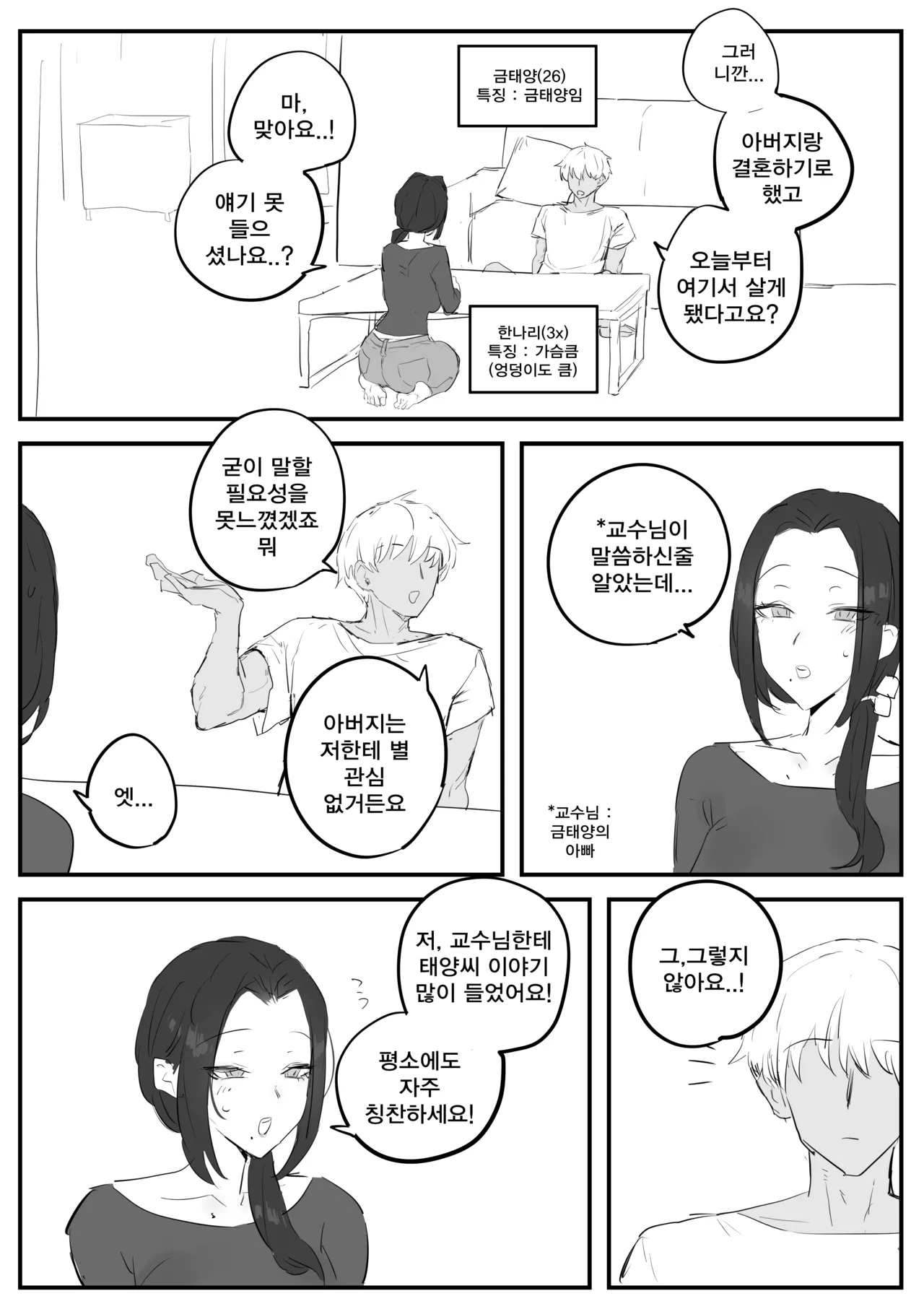 금태양이 새엄마 마구 따먹는 망가...manga page 3 full