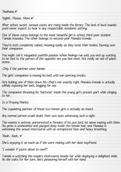 Misuke's Short Stories 26.5 - Mantis NTR 2.5