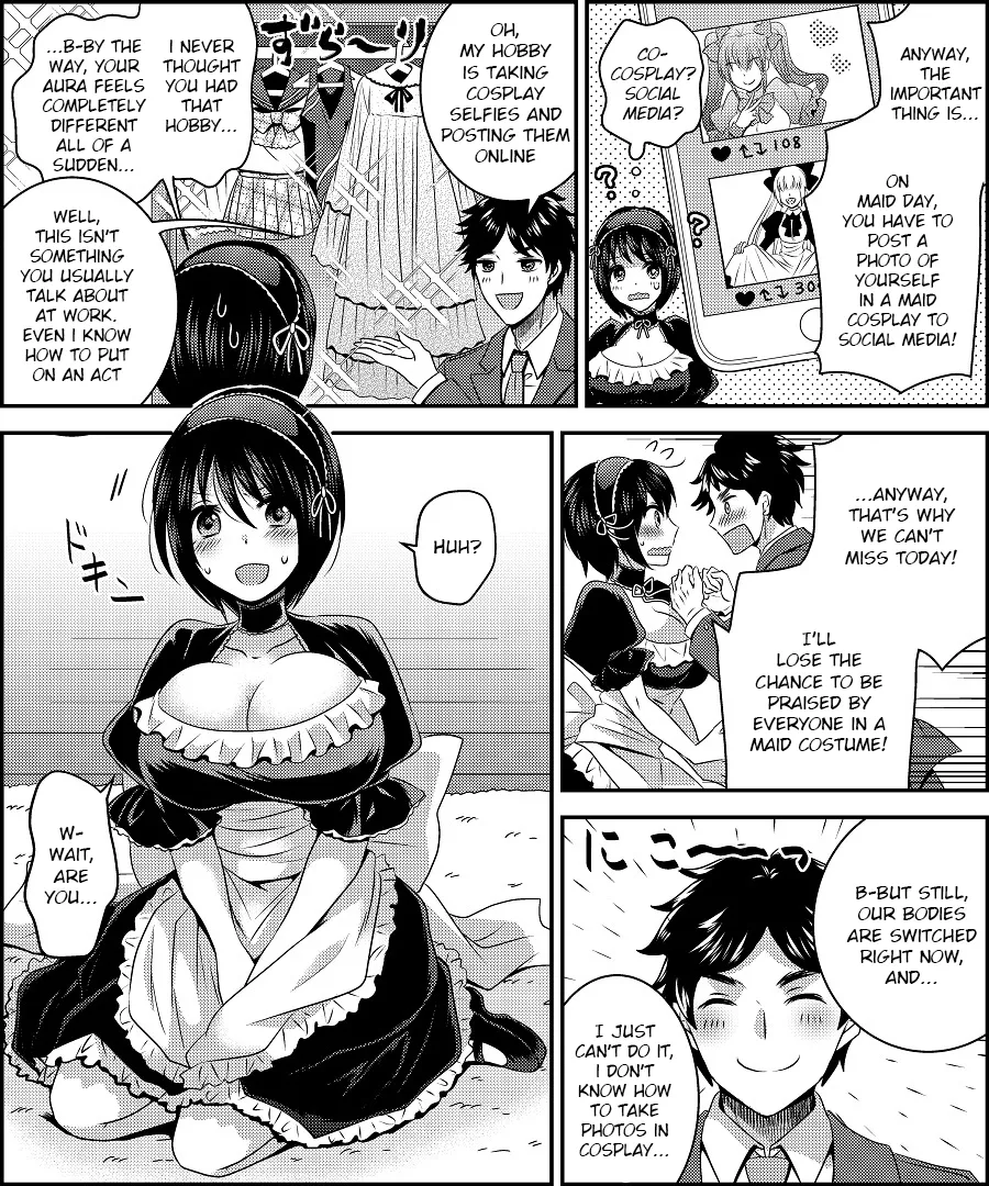 Costume Tengoku ~Shokuba no Kouhai to Irekawatte Kisekae Ningyou ni Sareru Boku~ page 9 full