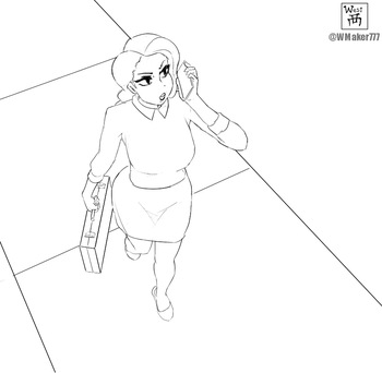 [West] Shrinking Business Lady cover