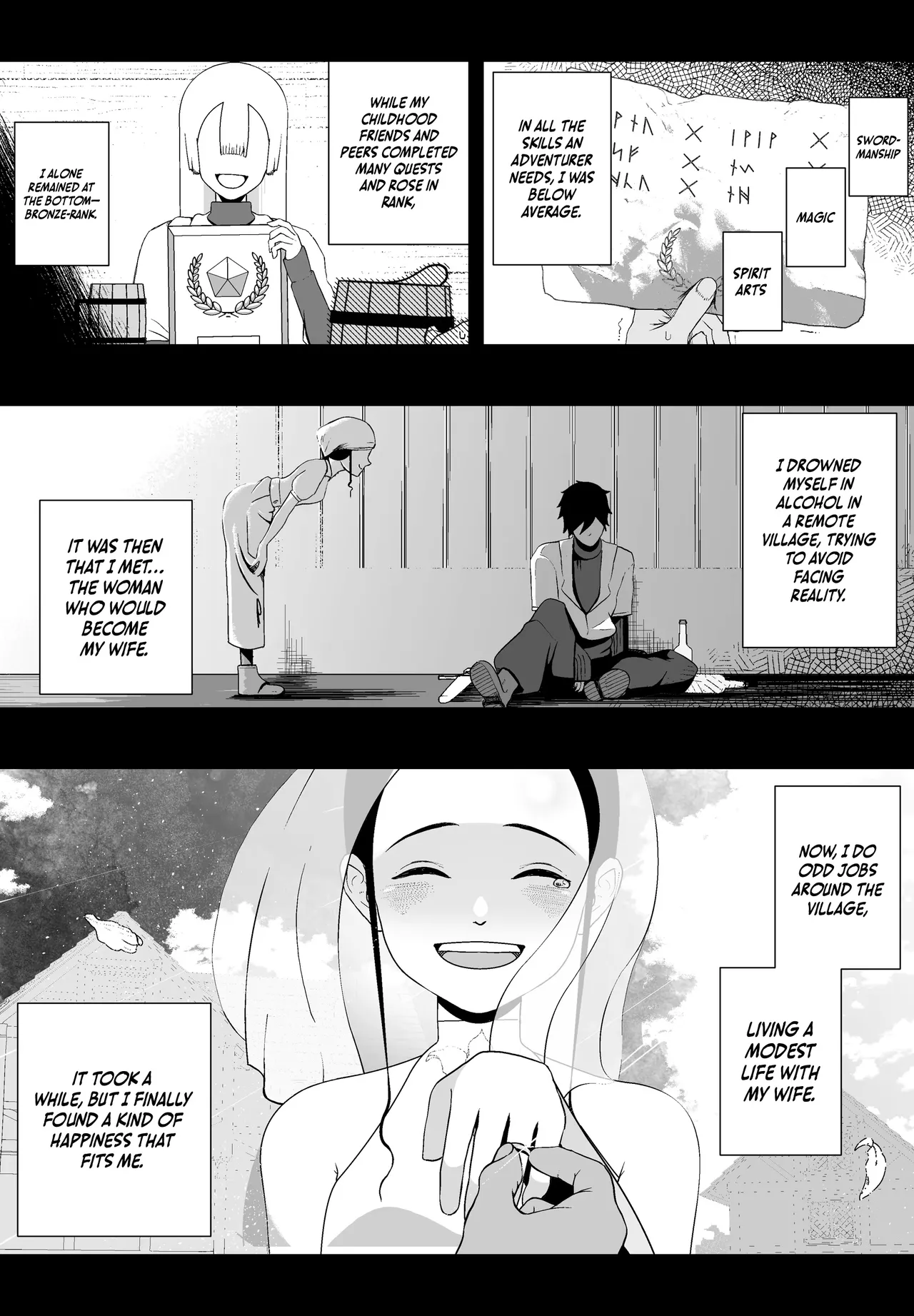 Taisetsu na Tsuma ga Iru noni...... 10-Kai Shasei Shinai to Derenai Heya de Kinkyuu Boukensha no Elite Osananajimi ni Okasarete Shimatta Hanashi page 4 full