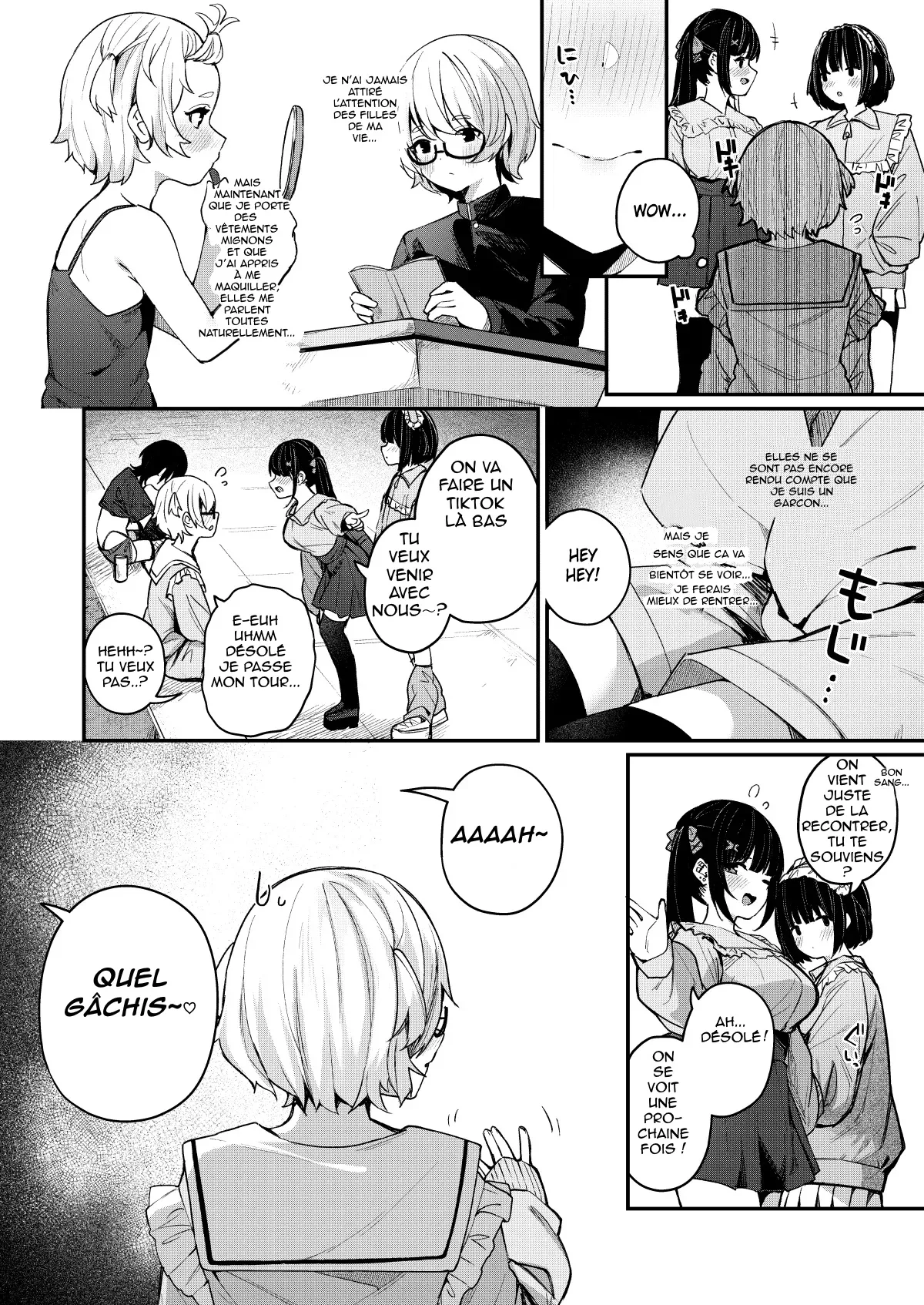 Boku no Kimochi o Mote Asobu Doutei Kari Onee-san ni Shiboraremakuru Hanashi | Une chasseuse de puceaux m’a séduit et vidé sans pitié page 4 full