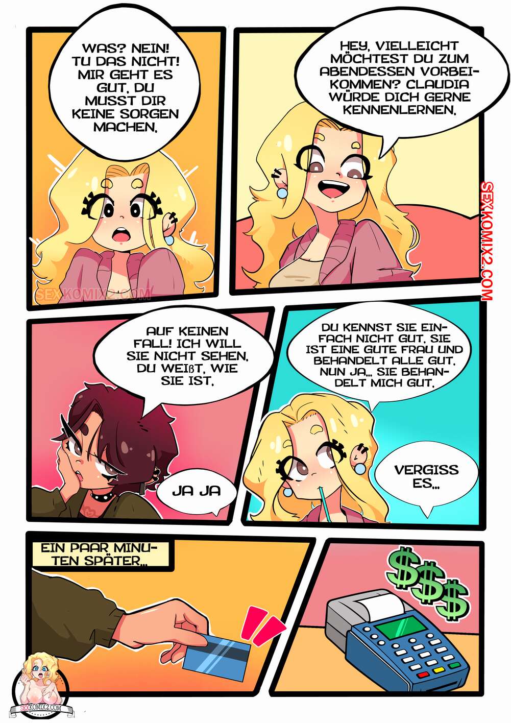 Verbotene Wünsche. Mara und Selena. CrockComix für sexkomix2.com. page 8 full