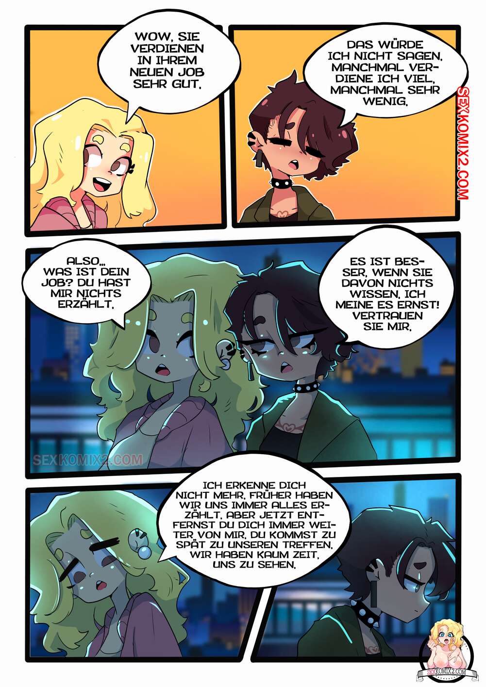 Verbotene Wünsche. Mara und Selena. CrockComix für sexkomix2.com. page 9 full