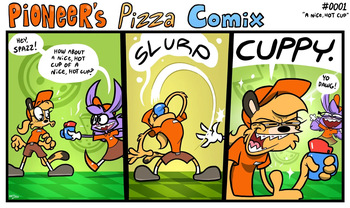 [ENFman] Pioneer's Pizza Comix cover