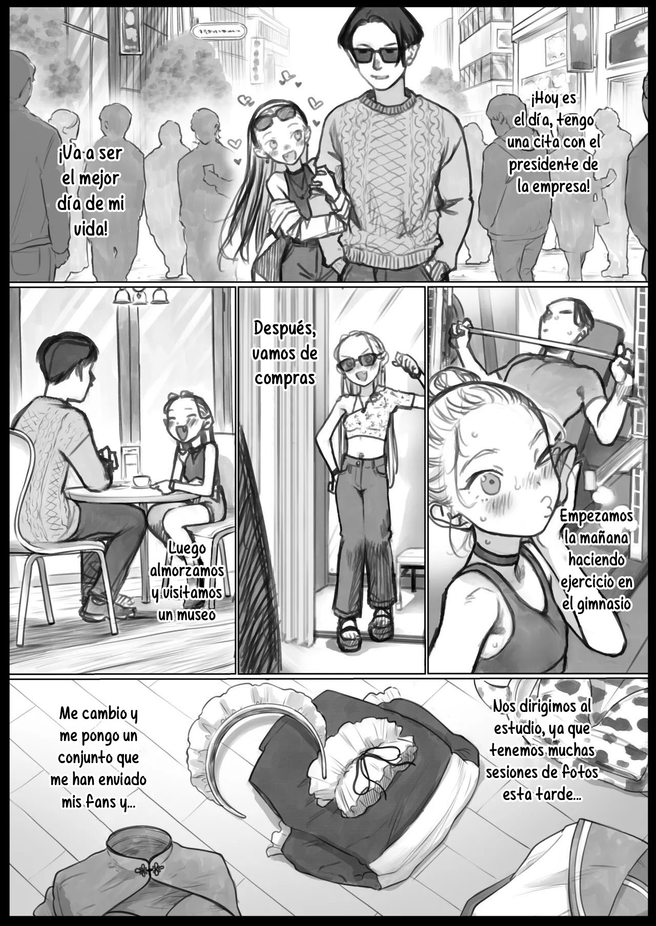 Osu no Kaori Tadayou Oshi no Ko.｜Mi Idol Favorita con un Aroma Masculino. page 5 full
