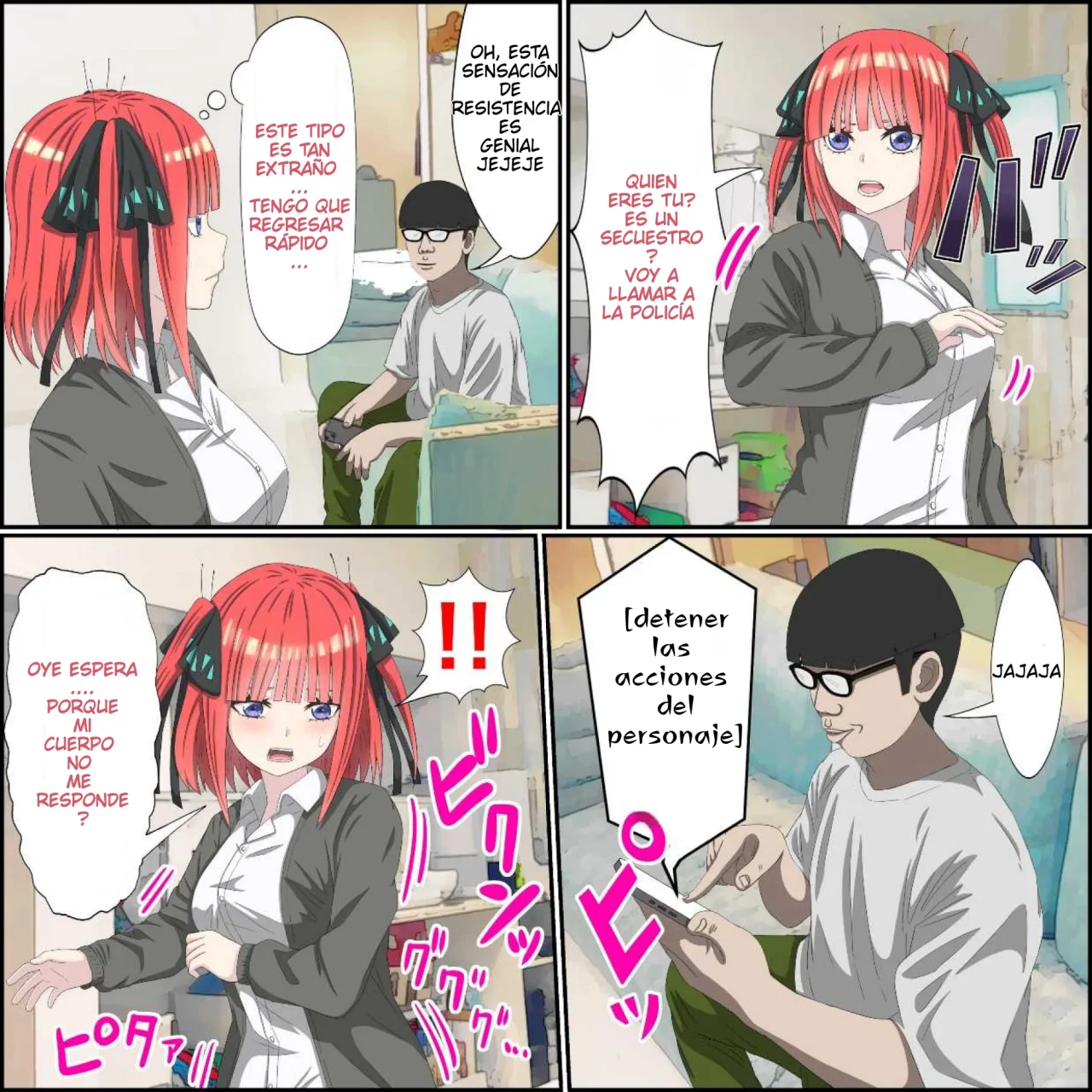 Anime Chara to Seckle Dekiru Appli ''Nino Hen''｜La App con la que Puedes Cogerte a Personajes de Anime ~El Caso de Nino~ page 3 full