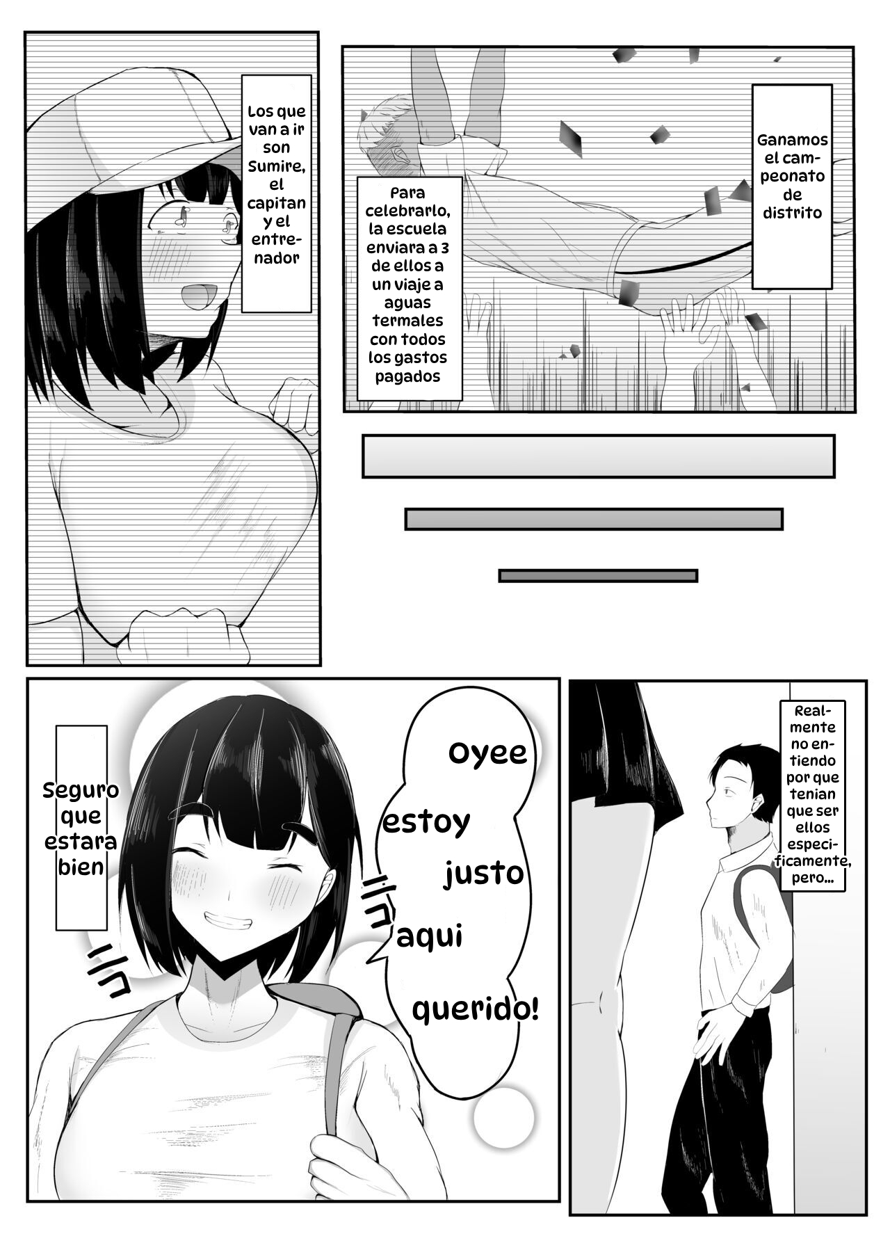 Seiso Kanojo, Gasshuku nite Kyochin Ochi｜Mi Novia Pura y Recatada Cayó por un Gran Pene en el Campamento de Entrenamiento page 5 full