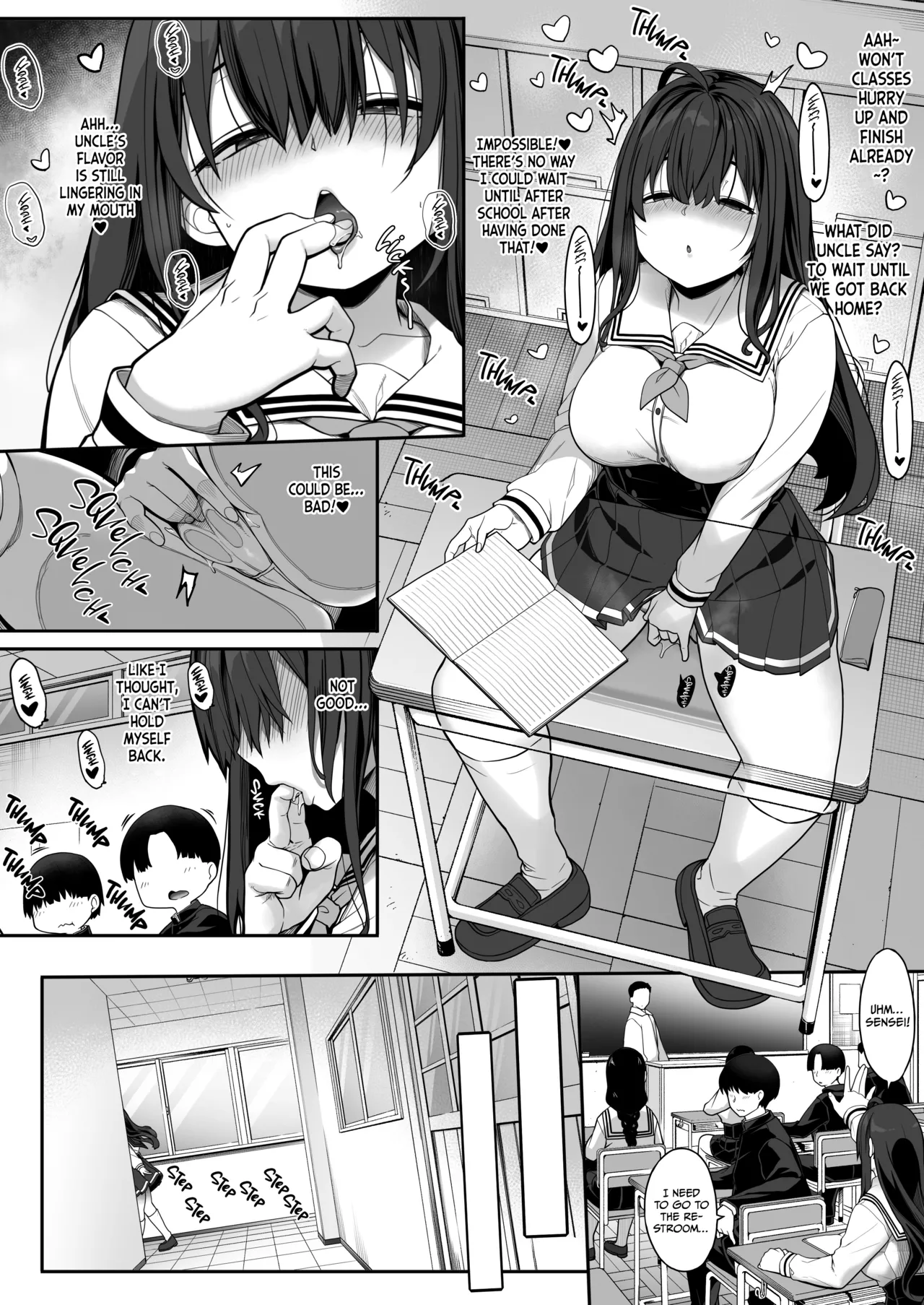 Tanetsuke Oji-san no Hikikomori Love Love Seikyouiku 2 Gakki ~Gakkou Hen~ | The Seed-Planting Old Man's Lovey-dovey Sexual Training of a Shut-in 2 page 12 full