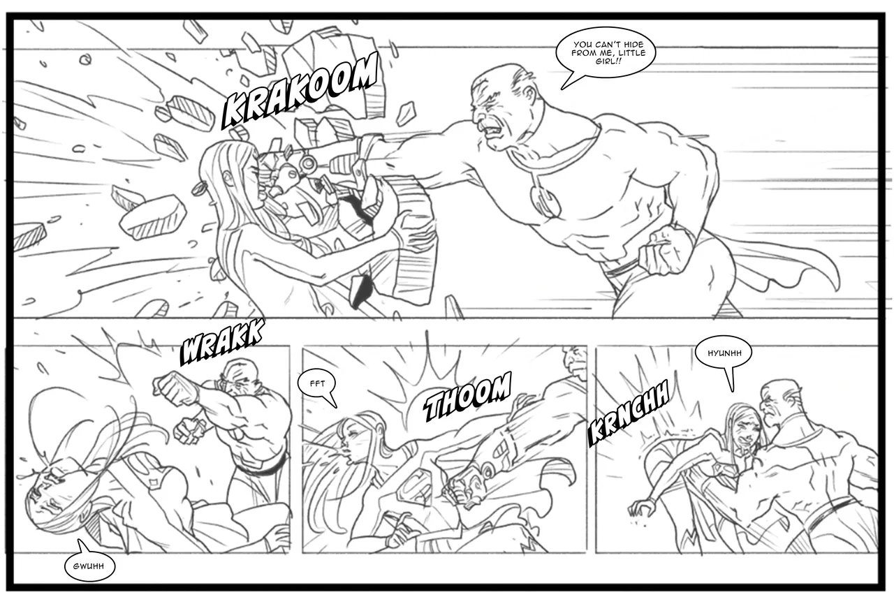 Supergirl vs Conquest page 11 full
