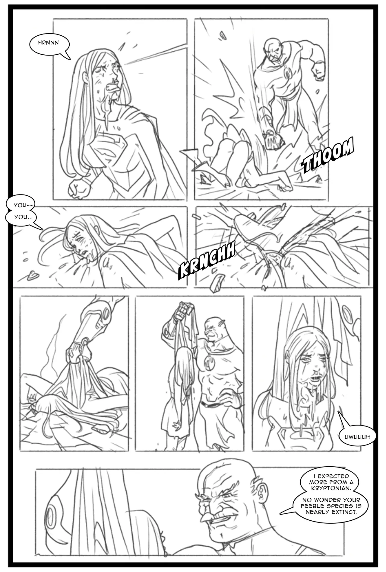 Supergirl vs Conquest page 12 full